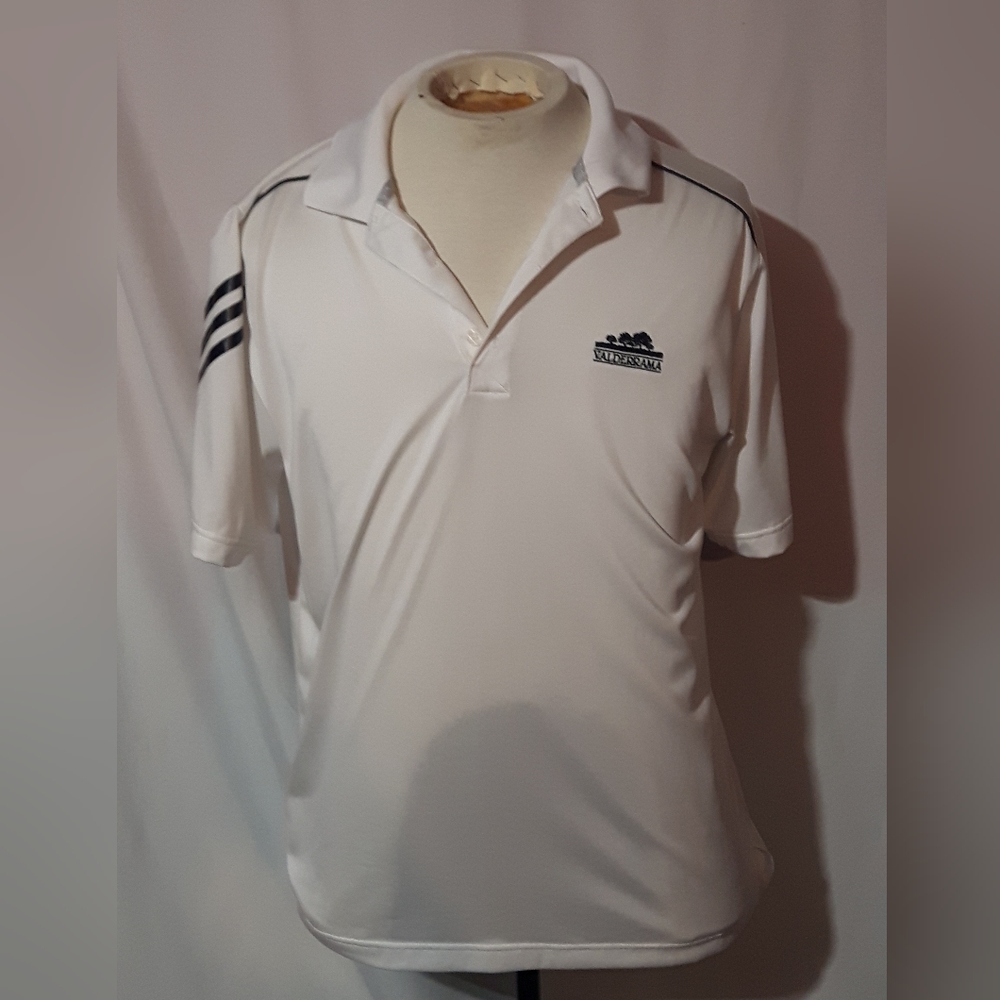 ADIDAS VALDERRAMA MEN'S GOLF SHIRT SZ LG